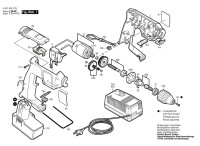 Bosch 0 601 938 755 Gbm 7,2 Ves-2 Cordless Drill 7.2 V / Eu Spare Parts